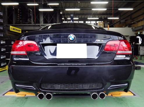 BMW E92 M3をH&Rのダウンサスでローダウン！！ | 相模原店 | 店舗